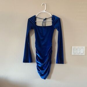 Lucy in the Sky Royal Blue Long Sleeve Dress